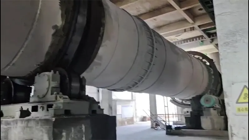 Operation of Rotary Dryer